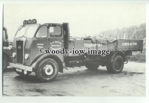 su2698 - Motor Cards, Seddon Truck, A.G.Taylor Transport Contractor - postcard