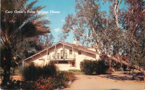 Postcard California Palm Springs Grant's Movie Star actor home 1950s 23-7792