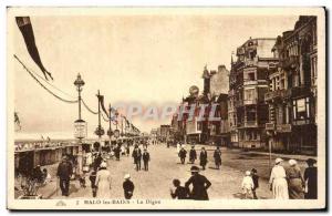 Malo les Bains - La Digue - Old Postcard