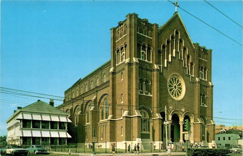 SWIEN ST. JOSEPH CHURCH, RECTORY, Tulane Ave., N Postcard