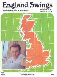 England Swings Roger Miller 1970s Sheet Music