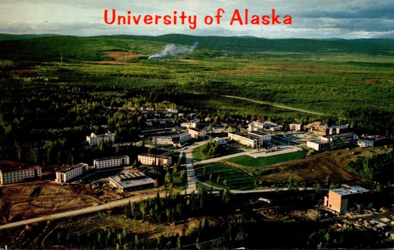 Alaska Fairbanks Aerial View University Of Alaska