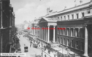 England, London, RPPC, General Post Office, Exterior View