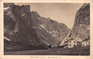 FRA ROMSDALEN NORWAY NORGE VED HORGHEIM~S S BERGENSKE~RITTER #75 PHOTO POSTCARD