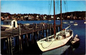 Maine Boothbay Harbor Exploration Vessel The Bowdoin 1955