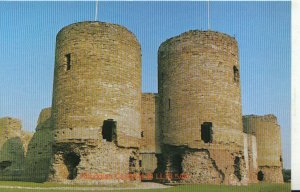 Wales Postcard - Rhuddlan Castle - Denbighshire - Ref TZ1117