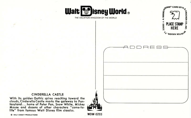 FL - Orlando. Walt Disney World. Cinderella Castle