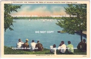 Sailboat Regatta, Skaneateles Lake NY