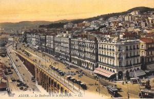 ALGERIA Alger c1910 Postcard Le Boulevard de la Republique