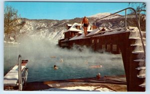 Winter at Hot Springs Pool GLENWOOD SPRINGS Colorado USA Postcard