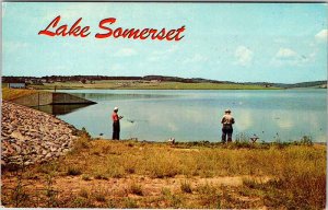 Postcard PEOPLE SCENE Somerset Pennsylvania PA AK9120