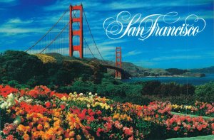 USA San Francisco Golden Gate Bridge Vintage Postcard BS.09