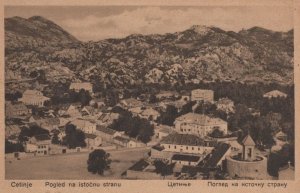 Pogled na Lovcen Ak Cetinje Old Montenegro  Postcard