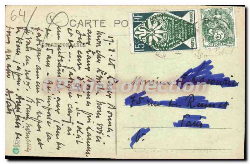 Postcard Old Hot Water Route De Laruns