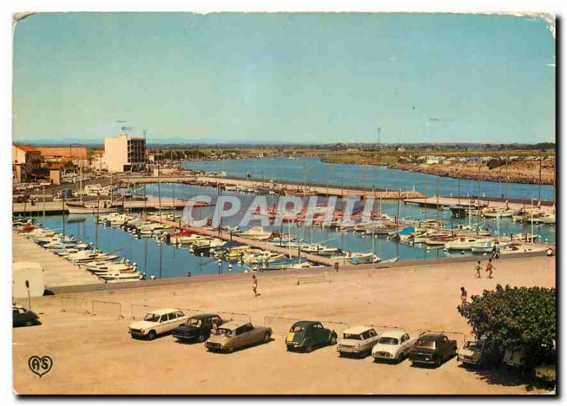 Postcard Modern Valras Beach (Herault) The new marina