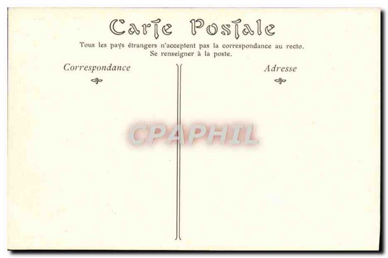 Old Postcard General Nice View from Castle