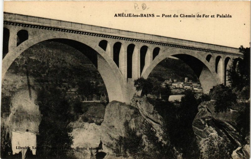 CPA AMÉLIE-les-BAINS - Pont du Chemin de Fer et Palaida (292025)