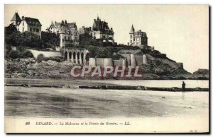 Old Postcard Dinard La Malouine And The Pointe Du Grouin