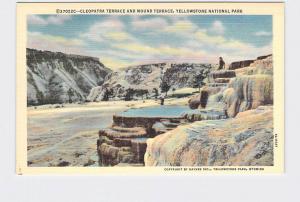 VINTAGE POSTCARD NATIONAL STATE PARK YELLOWSTONE CLEOPATRA TERRACE #5