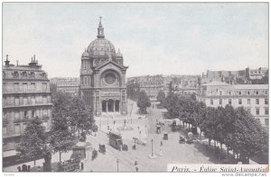 Paris.-Eglise Saint Augustin , France , 1890s