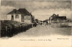 CPA St-JEAN-de-MONTS - Arrivée sur la Plage (297863)