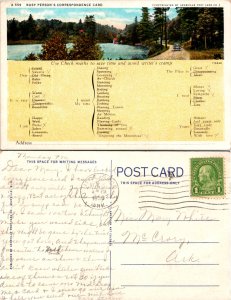 Busy Person's Correspondence Card (15624