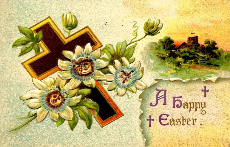 Greeting - Easter    (small crease)