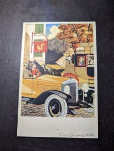 Mint Italy Automobile Car Postcard Piretti Cord