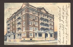 JOPLIN MISSOURI ROUTE 66 OLIVIA HOTEL BUILDING DOWNTOWN VINTAGE POSTCARD