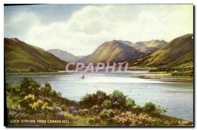 Old Postcard Loch Striven from Canada Hill