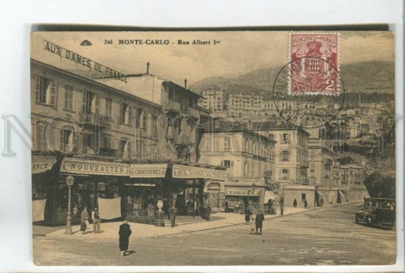 478679 1928 Monaco Monte Carlo street Albert street advertising car tobacco