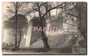 Old Postcard Fougeres Chateau