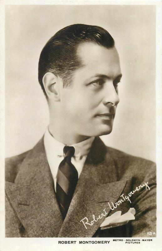 Robert Montgomery printed signature