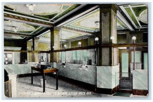 Little Rock Arkansas Postcard Interior Southern Trust Co Building 1910 Vintage