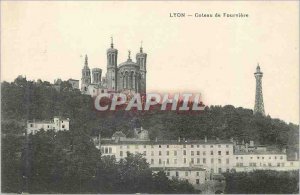 Postcard Old Lyon Coteau de Fourviere