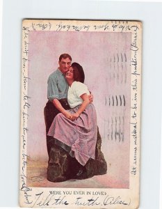 Postcard Were You Ever In Love? with Lovers Picture