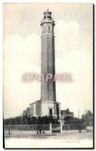 Postcard Old Lighthouse Calais