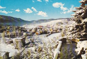 Italy Cavalese Panorama in Winter