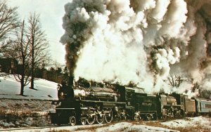 Vintage Postcard Steamtown USA Rutland 82 Canadian Pacific Locomotive Vermont VT