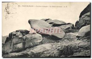Postcard Old Ploumanach Rocks Strange Sabot Reverses