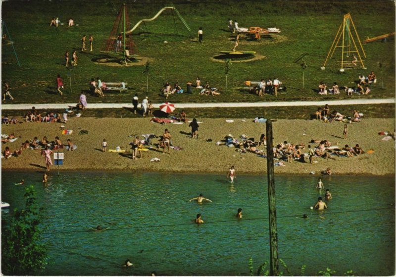 CPM CELLES-sur-BELLE Plan d'Eau du Lambon - La Plage et les Jeux (1141504)