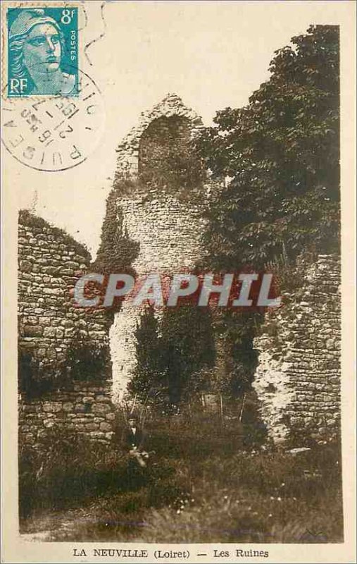 Postcard The Old neuville (Loiret) the ruins