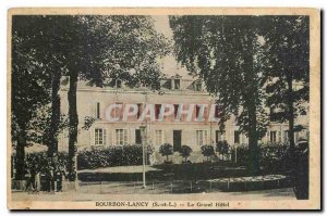 Old Postcard Bourbon Lancy S and L Grand Hotel