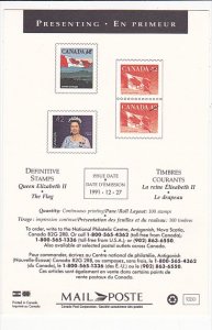 Definitive Stamps 1991 Canada Post Corporation