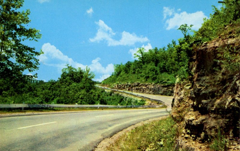 AR - Ozarks. U.S. Highway 62 Scenery