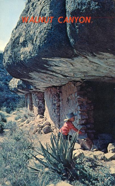 Walnut Canyon National Monument near Flagstaff AZ, Arizona