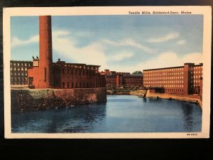 Vintage Postcard 1915-1930 Hollingsworth & Whitney Mills Waterville Maine