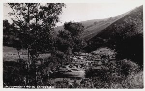 England Devon Exmoor Badgeworthy Water Vintage RPPC C308