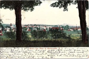 Postcard PANORAMIC SCENE Gloversville New York NY AJ5080