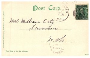 New Hampshire NewFound lake looking South